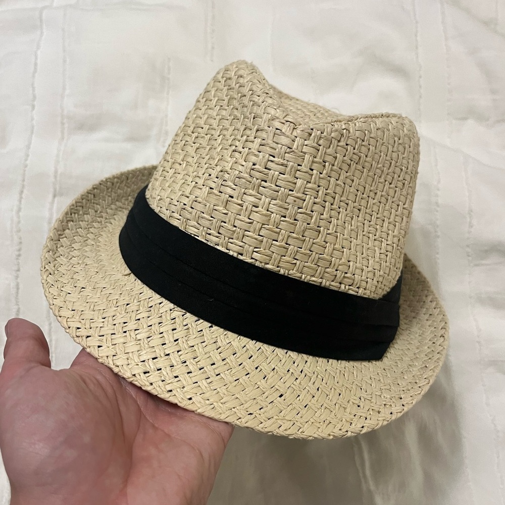 NWT Fedora Style Woven Hat!
